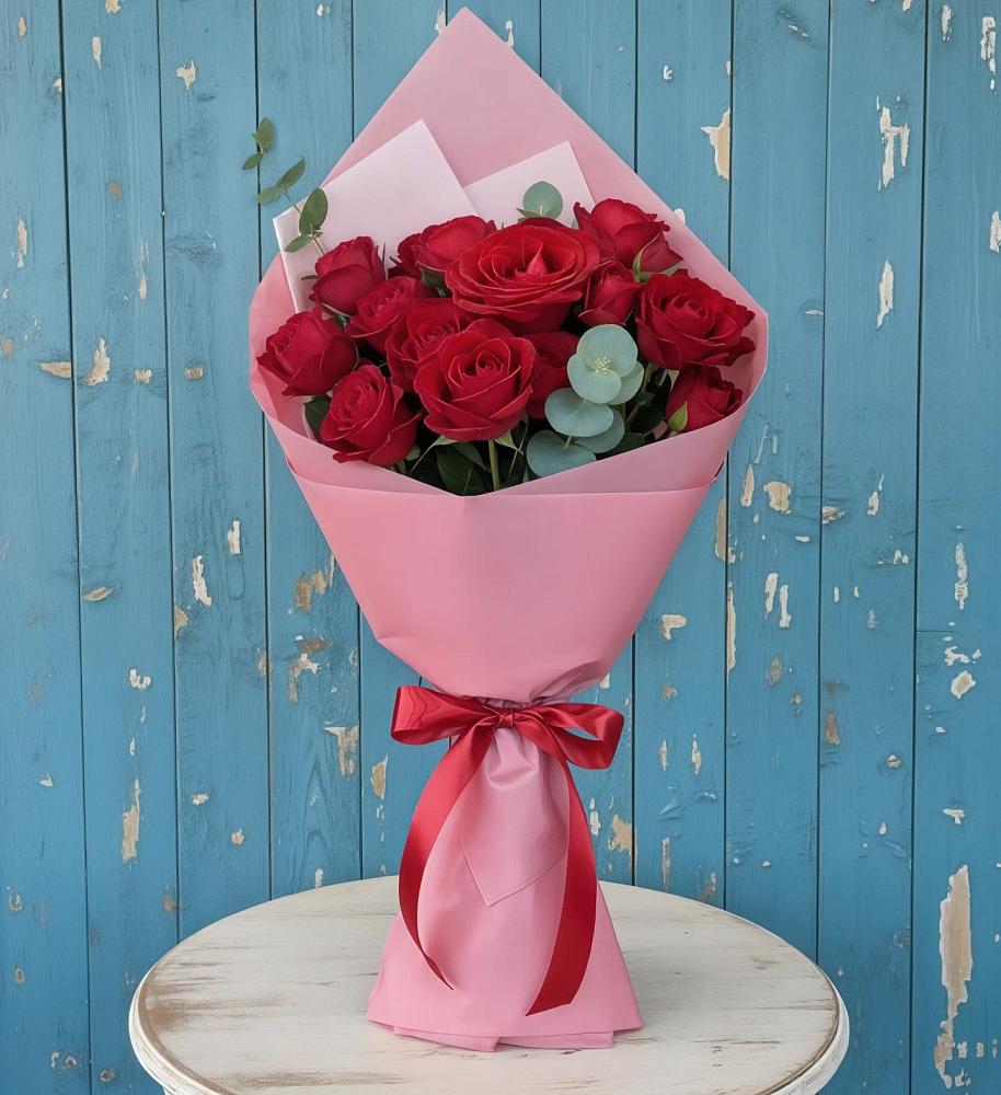 Букет цветов из: Розы в Загорьевские дали