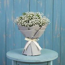 Букет цветов из:  Гипсофила #REPLACE_PRED# Загорьевские дали