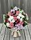 Букет цветов из: Альстромерии, Гвоздики, Розы и Хризантемы в Загорьевские дали
