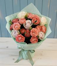 Букет цветов из:  Розы в Загорьевские дали