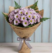 Букет цветов из:  Хризантемы в Загорьевские дали