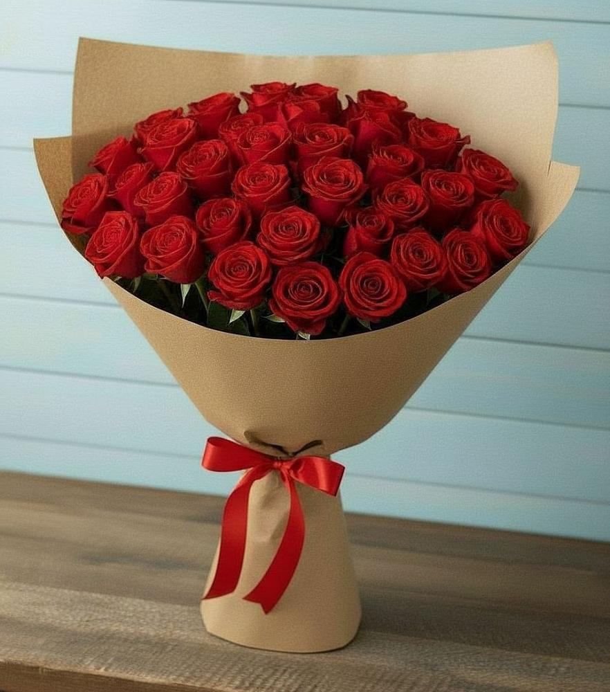 Букет Красные розы Милано в Загорьевские дали