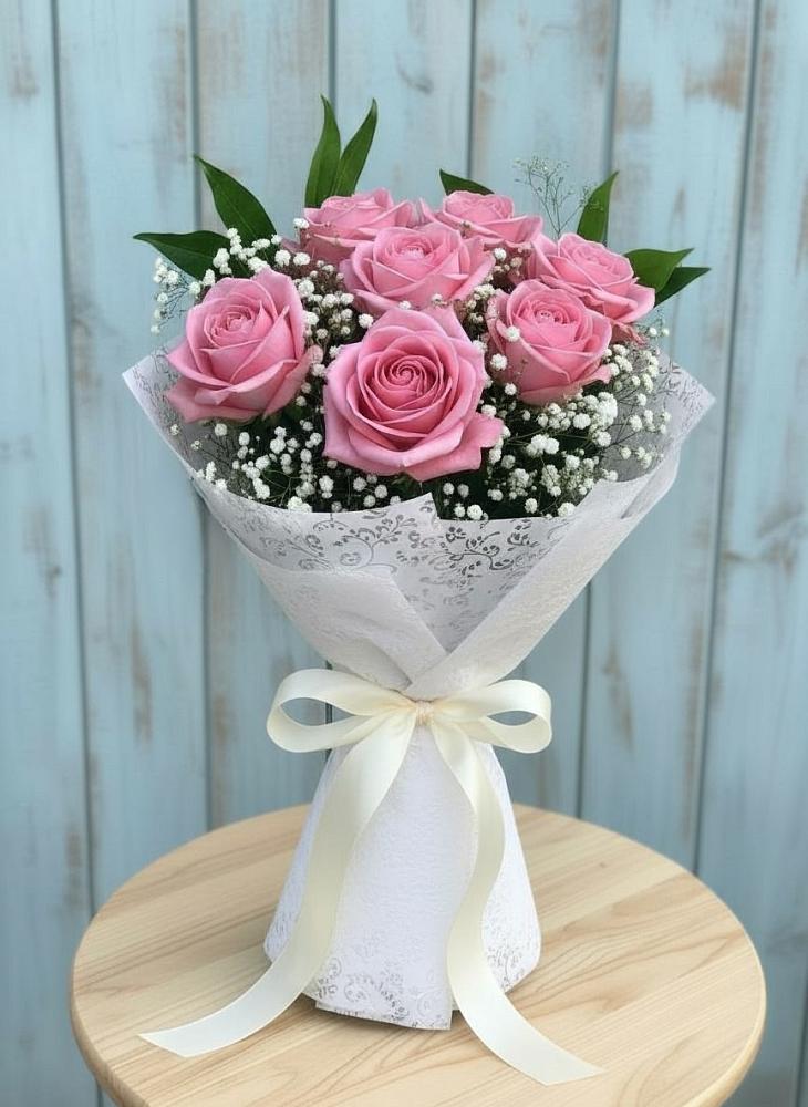 Букет цветов из: Розы в Загорьевские дали