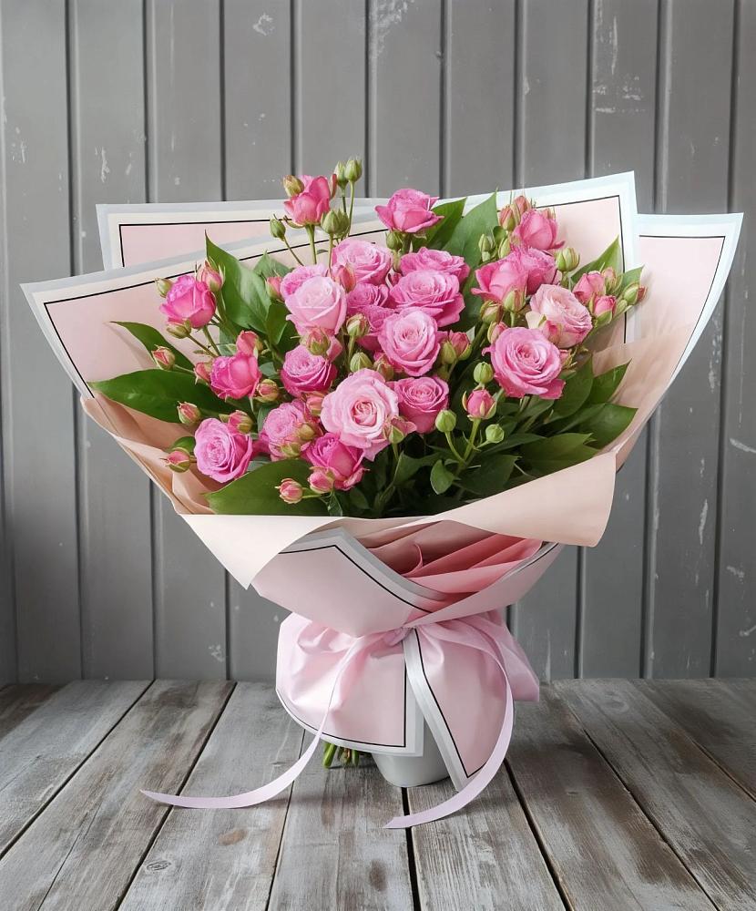 Букет Розовый кустик в Загорьевские дали
