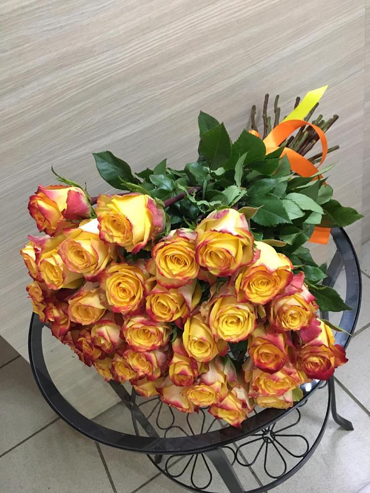 Букет Желтые розы в Загорьевские дали