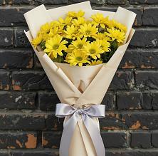 Букет цветов из:  Хризантемы в Загорьевские дали