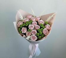 Букет цветов из:  Розы и Хризантемы в Загорьевские дали