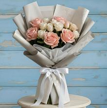Букет цветов из:  Розы #REPLACE_PRED# Загорьевские дали
