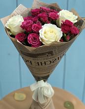 Букет цветов из:  Розы в Загорьевские дали