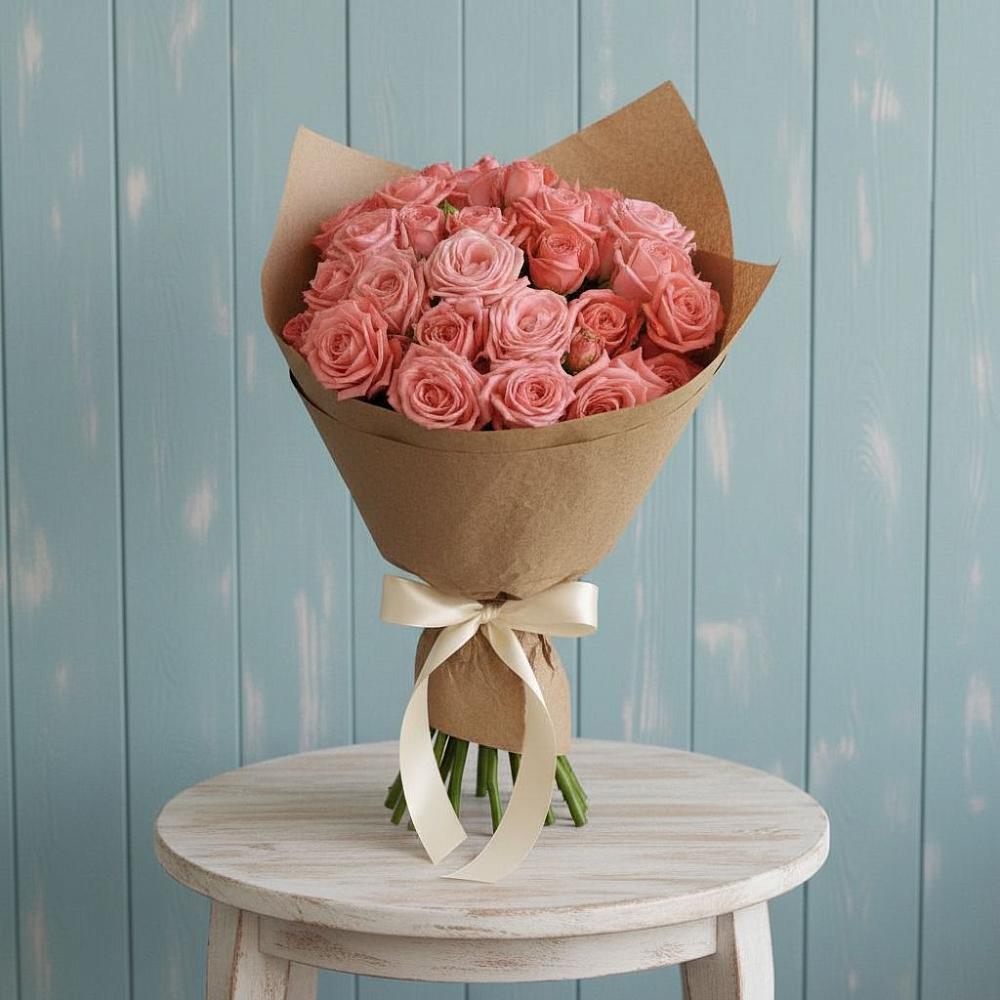 Букет цветов из: Розы в Загорьевские дали