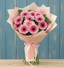 Букет цветов из:  Герберы в Загорьевские дали