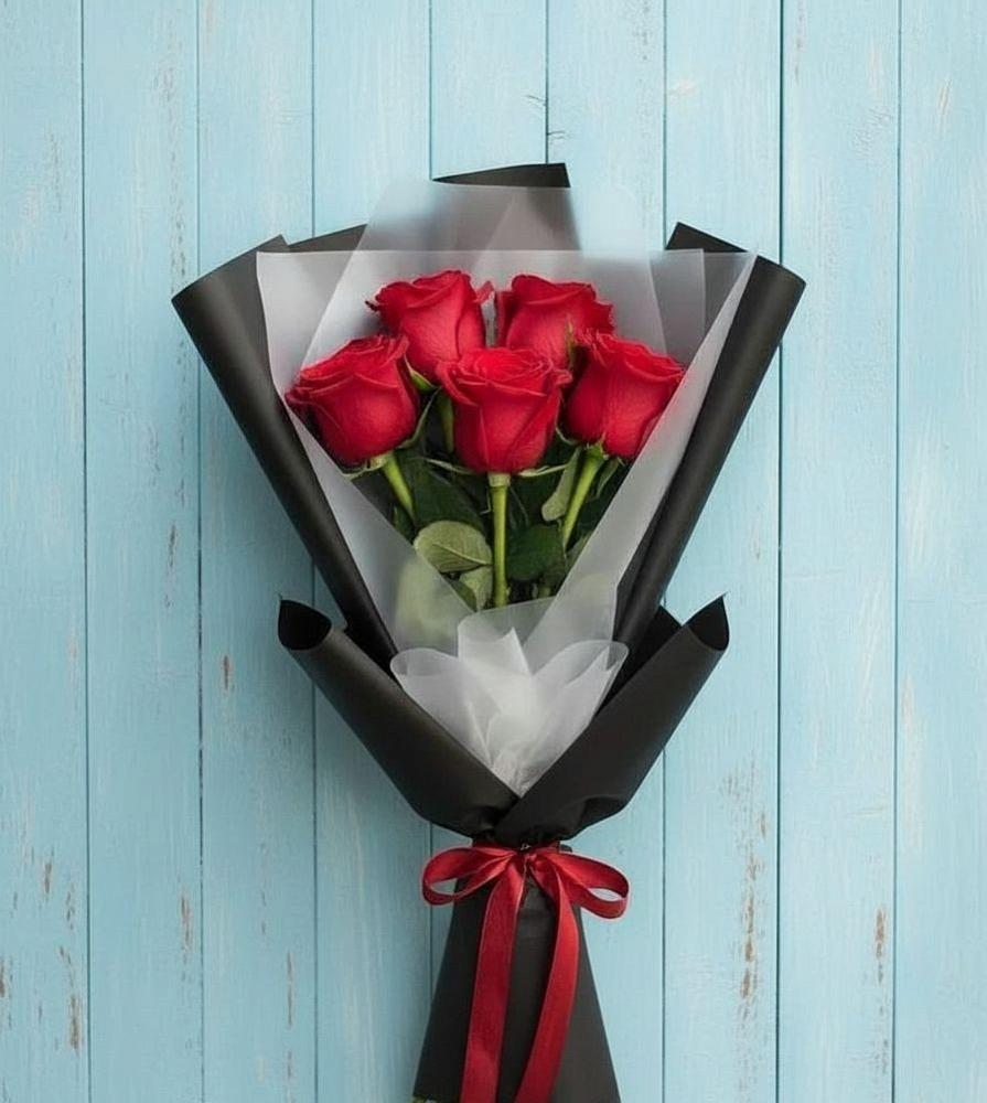 Букет цветов из: Розы в Загорьевские дали